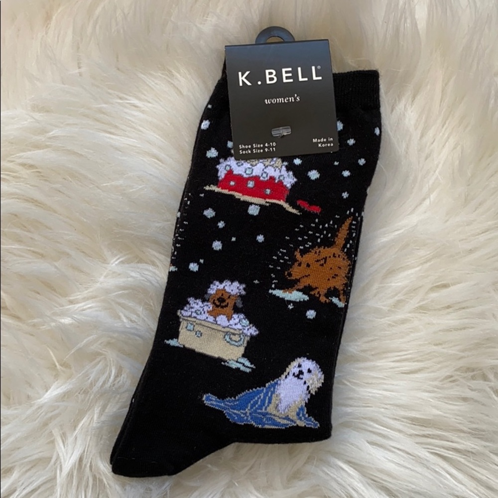 K. BELL Sudsy Dogs Socks